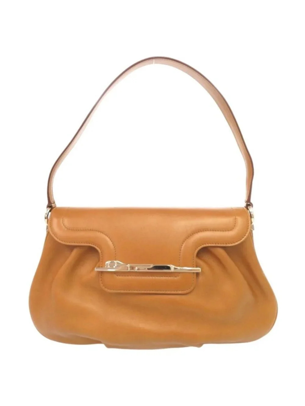 Cartier Panthere Leather Camel Shoulder Bag